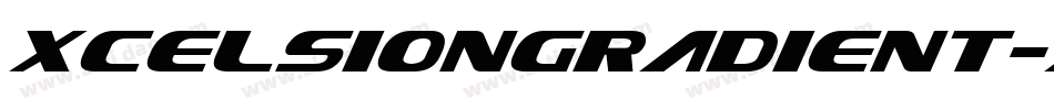 XcelsionGradient-Z3EK字体转换