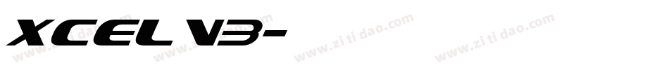 xcelv3字体转换