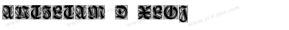 Antietam3D-xeOj字体转换