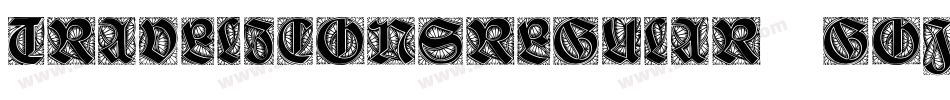 TraveliconsRegular-5GOj字体转换
