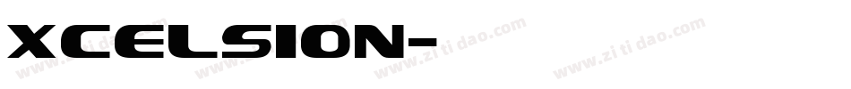 Xcelsion字体转换
