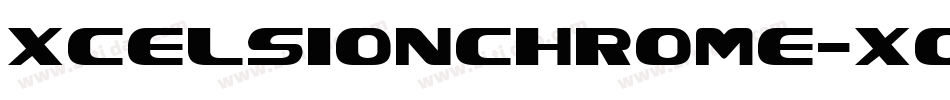XcelsionChrome-XOGK字体转换