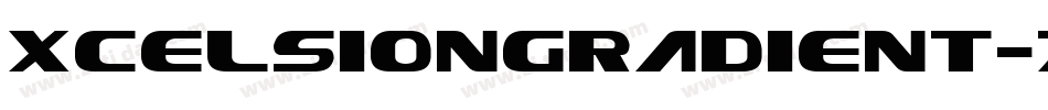 XcelsionGradient-Z3EK字体转换