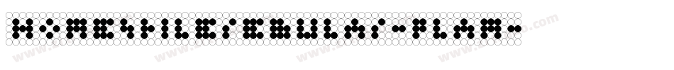 HomestileRegular-PLam字体转换