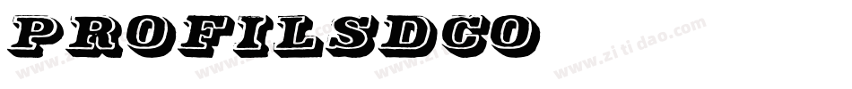 Profilsdco字体转换