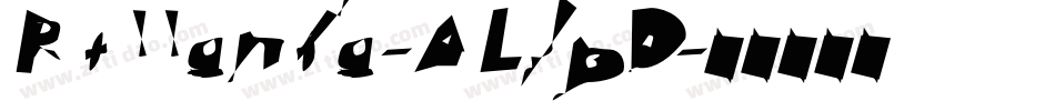 Rollanda-ALJpD字体转换