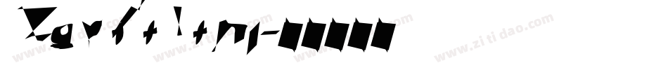 Zardoloni字体转换