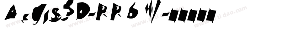 Aegis3D-RR6W字体转换