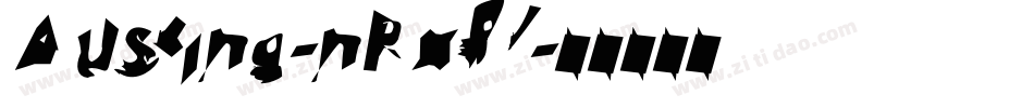 Austina-nRx81字体转换