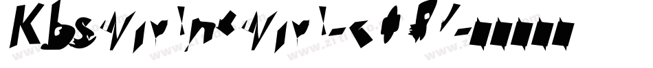 Kbswirlntwirl-zO81字体转换