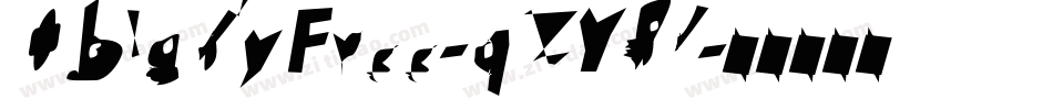 ObladyFree-qZY81字体转换
