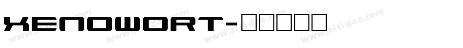 XENOWORT字体转换