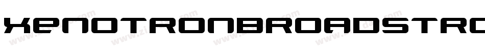 XenotronBroadstroke-3aB3字体转换