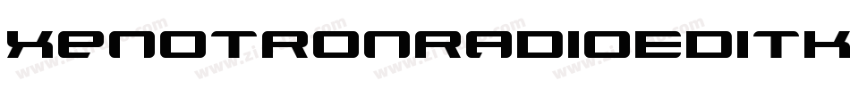XenotronRadioEditKg-pZv1字体转换
