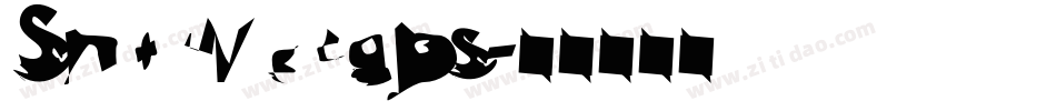Snowecaps字体转换