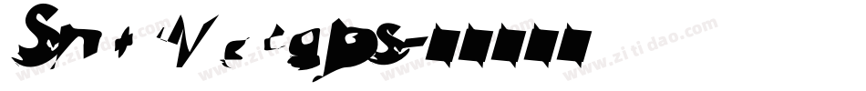 Snowecaps字体转换