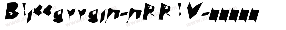 Blittarrain-nRRlV字体转换