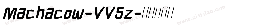 Machacow-VV5z字体转换