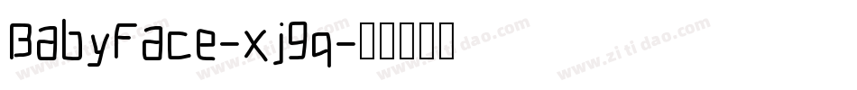 BabyFace-xj9q字体转换