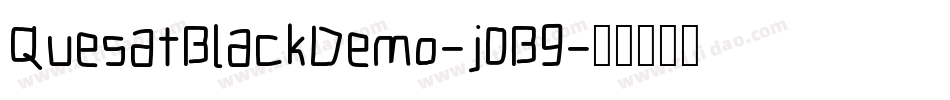 QuesatBlackDemo-j0B9字体转换