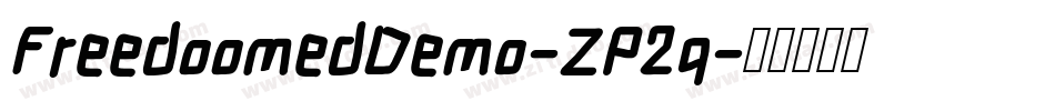 FreedoomedDemo-ZP2q字体转换
