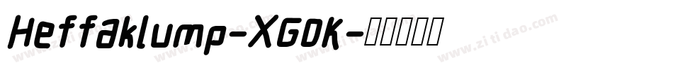 Heffaklump-XG0K字体转换 Heffaklump-XG0K字体转换
