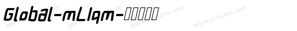 Global-mL1qm字体转换