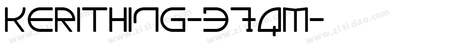 Kerithing-37qM字体转换
