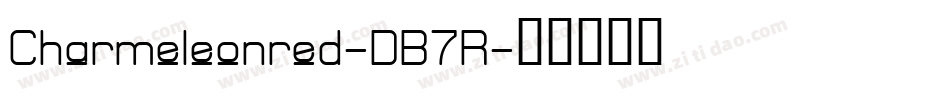 Charmeleonred-DB7R字体转换 Charmeleonred-DB7R字体转换