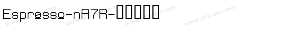 Espresso-nA7R字体转换