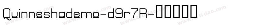 Quinneshademo-d9r7R字体转换