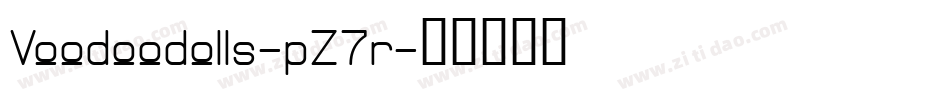 Voodoodolls-pZ7r字体转换