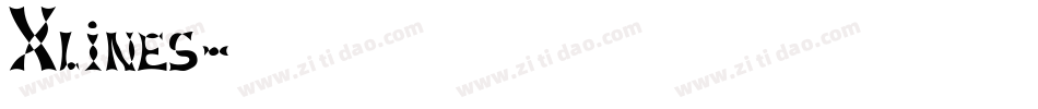 Xlines字体转换
