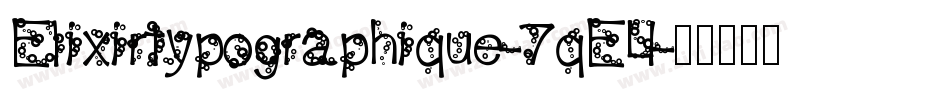 Elixirtypographique-7qE4字体转换