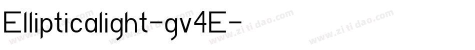 Ellipticalight-gv4E字体转换