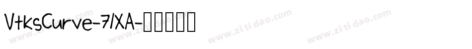 VtksCurve-71XA字体转换 VtksCurve-71XA字体转换