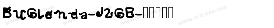 BuGlenda-J2GE字体转换