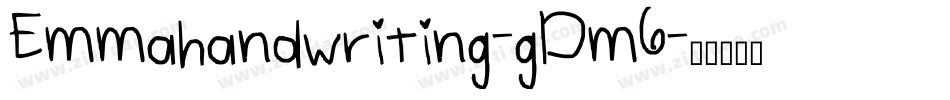 Emmahandwriting-gDm6字体转换