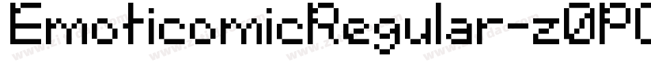 EmoticomicRegular-z0PG字体转换