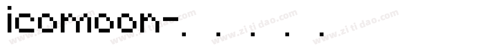 icomoon字体转换