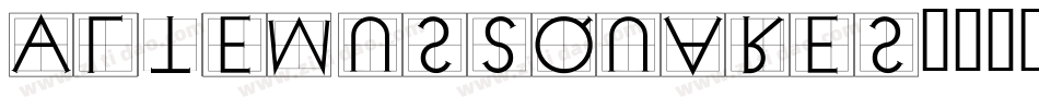 AltemusSquares字体转换