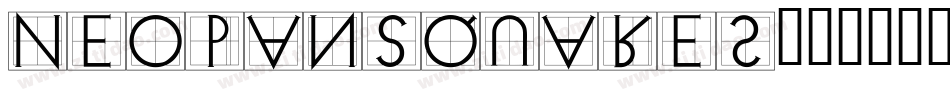 NeoPanSquares字体转换