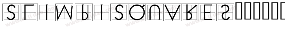 SlimpiSquares字体转换