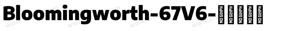 Bloomingworth-67V6字体转换