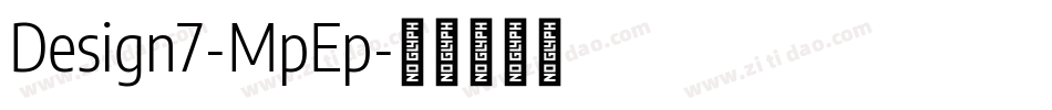 Design7-MpEp字体转换