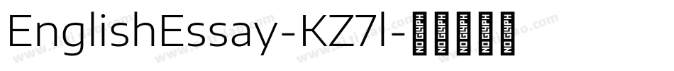 EnglishEssay-KZ7l字体转换
