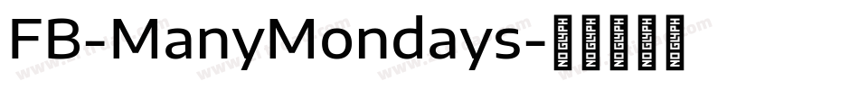 FB-ManyMondays字体转换