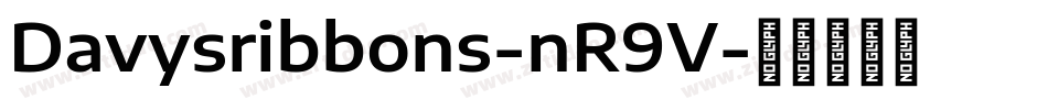 Davysribbons-nR9V字体转换