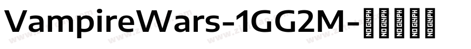 VampireWars-1GG2M字体转换