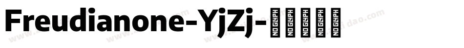 Freudianone-YjZj字体转换